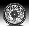 Fittipaldi Offroad FTC13 Gloss Black Milled Custom Truck Wheels 6